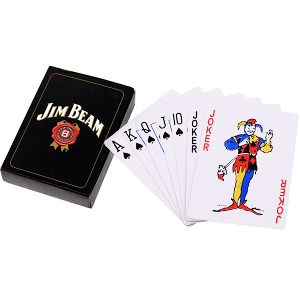Custom Playing Card Game Custom Design Logo Printing Paper Playing Cards High Quality Black Core